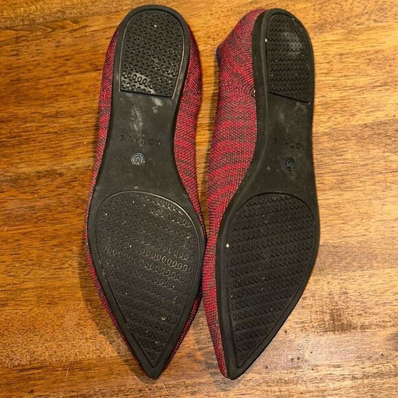 Rothy's The Point Cabernet Herringbone Flat Shoes - Picture 6 of 7